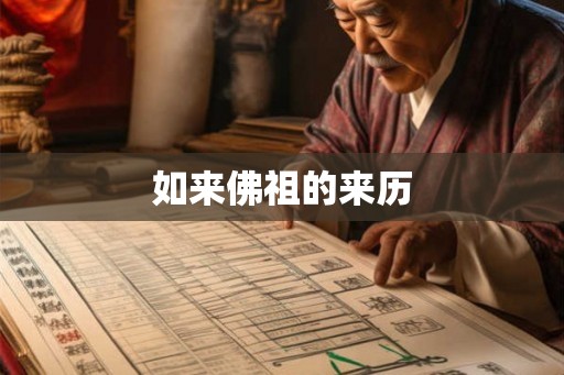 如来佛祖的来历