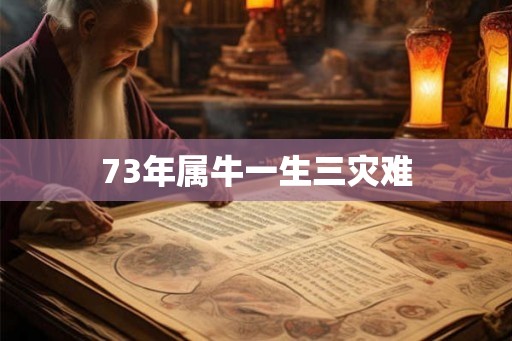 73年属牛一生三灾难