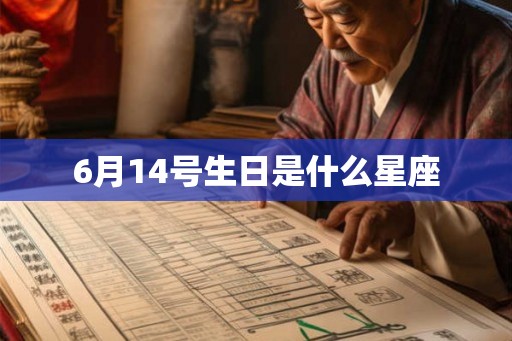 6月14号生日是什么星座