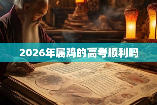 2026年属鸡的高考顺利吗