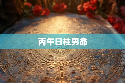 丙午日柱男命 丙午日柱男命