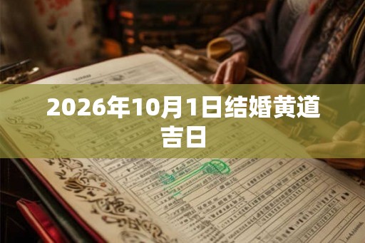 2026年10月1日结婚黄道吉日