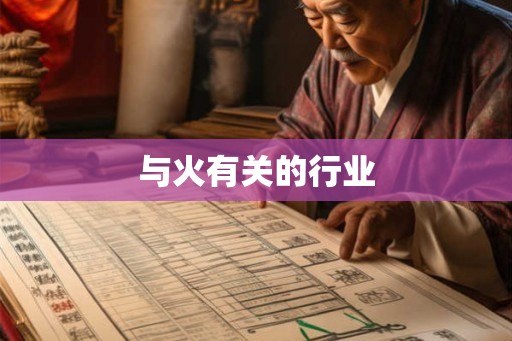与火有关的行业