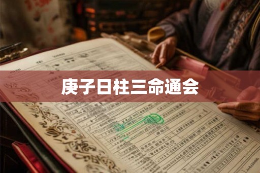 庚子日柱三命通会 庚子日柱三命通会
