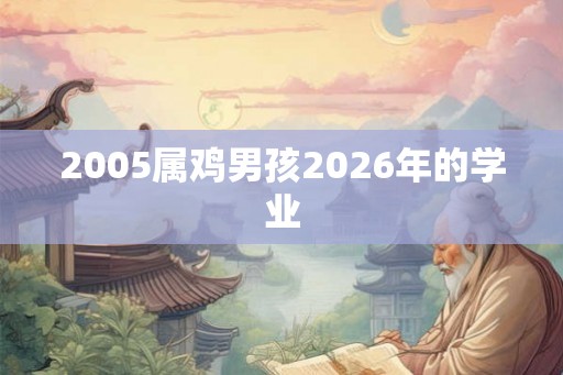 2005属鸡男孩2026年的学业 2005属鸡男孩2026年的学业