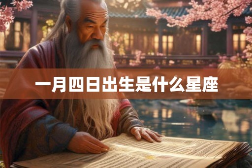 一月四日出生是什么星座 一月四日出生是什么星座