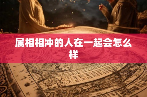 属相相冲的人在一起会怎么样