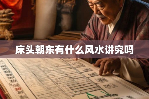 床头朝东有什么风水讲究吗