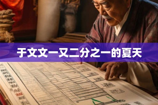 于文文一又二分之一的夏天