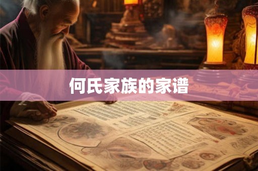 何氏家族的家谱