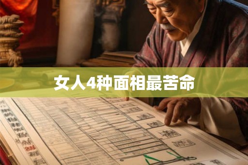 女人4种面相最苦命
