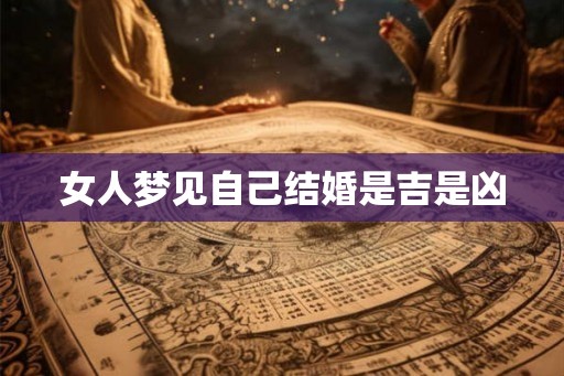 女人梦见自己结婚是吉是凶