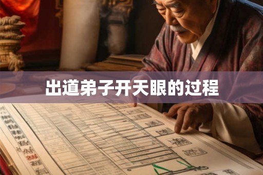出道弟子开天眼的过程
