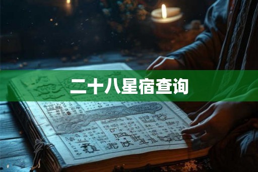 二十八星宿查询