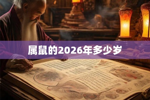 属鼠的2026年多少岁