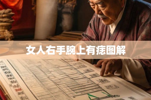 女人右手腕上有痣图解