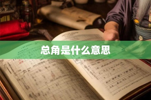 总角是什么意思