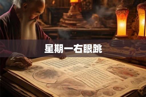 星期一右眼跳