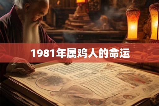 1981年属鸡人的命运