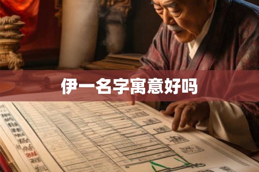 伊一名字寓意好吗 伊一名字寓意好吗
