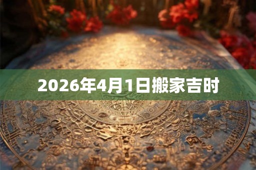 2026年4月1日搬家吉时