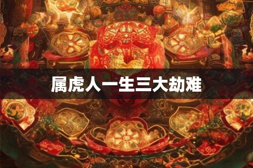 属虎人一生三大劫难