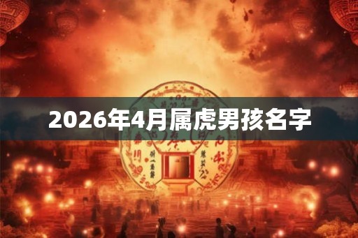 2026年4月属虎男孩名字