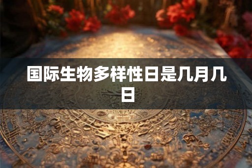 国际生物多样性日是几月几日