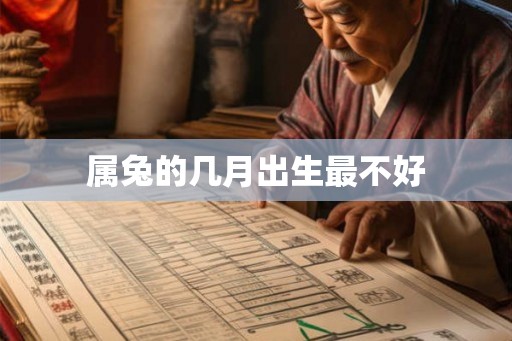 属兔的几月出生最不好