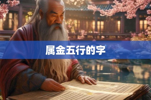 属金五行的字