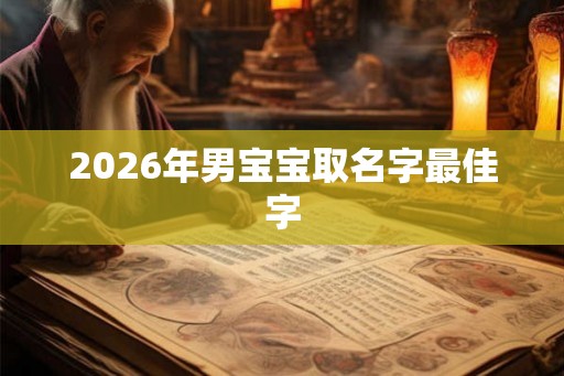 2026年男宝宝取名字最佳字 2026年男宝宝取名字最佳字