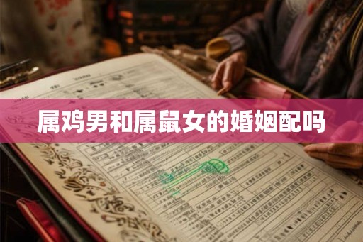 属鸡男和属鼠女的婚姻配吗
