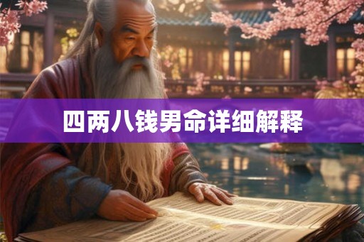 四两八钱男命详细解释