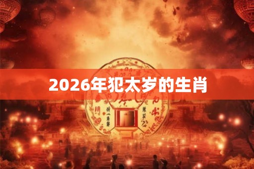 2026年犯太岁的生肖