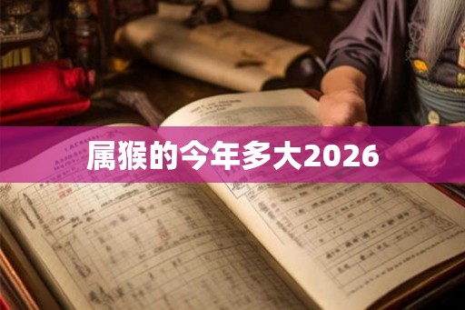 属猴的今年多大2026 属猴的今年多大2026