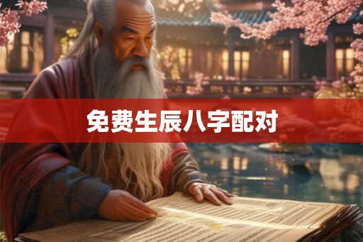 免费生辰八字配对
