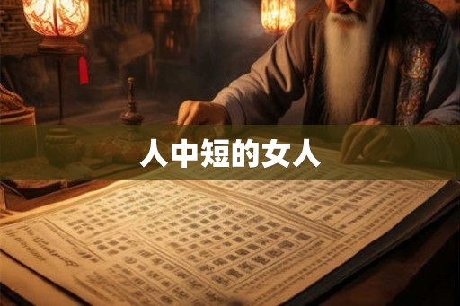 人中短的女人