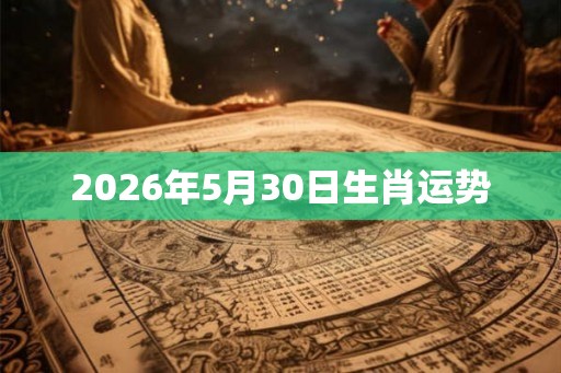 2026年5月30日生肖运势
