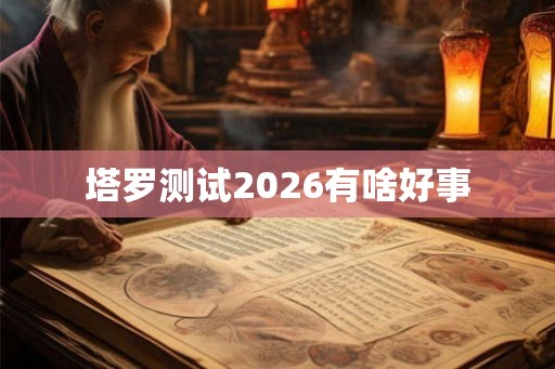 塔罗测试2026有啥好事 塔罗测试2026有啥好事