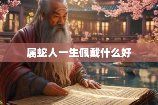 属蛇人一生佩戴什么好 属蛇人一生佩戴什么好