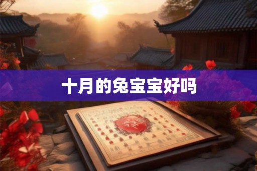 十月的兔宝宝好吗