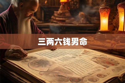 三两六钱男命