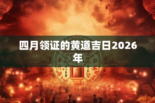 四月领证的黄道吉日2026年