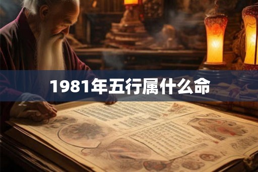 1981年五行属什么命