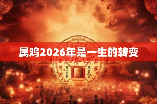 属鸡2026年是一生的转变 属鸡2026年是一生的转变