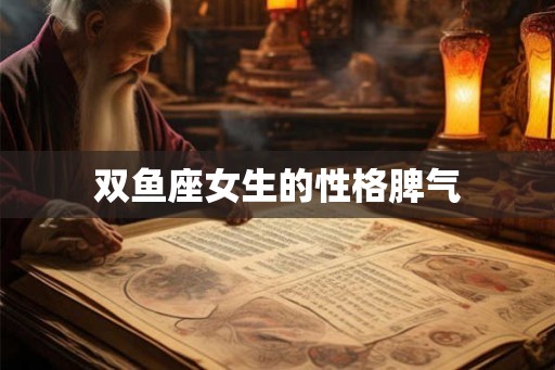 双鱼座女生的性格脾气