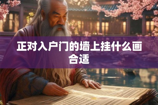 正对入户门的墙上挂什么画合适
