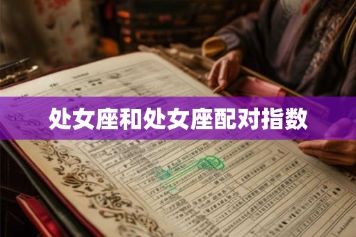 处女座和处女座配对指数