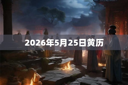 2026年5月25日黄历
