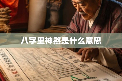 八字里神煞是什么意思 八字里神煞是什么意思